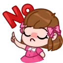 🙅‍♀️ emoji Love Story Telegram sticker 19 of 22
