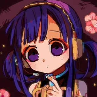 😯 emoji Аой Акане💜 @toiletboundhanakokun_wc Telegram sticker 18 of 36