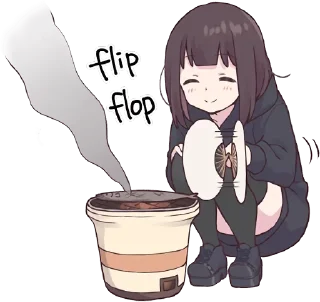 ☺️ emoji Menhera-chan @anime_stickerr Telegram sticker 7 of 88