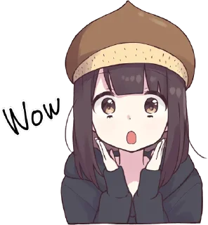 😱 emoji Menhera-chan @anime_stickerr Telegram sticker 6 of 88