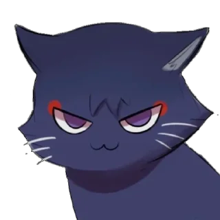 😠 emoji Cat Scaramouche @anime4_arts Telegram sticker 17 of 120