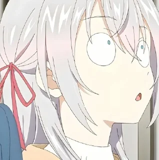 Sticker from Аля иногда кокентничает @anime_stickerr