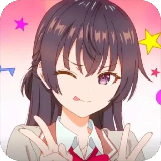 🫥 emoji Аля иногда кокетничает со мной по-русски ➡️ @EmojiRuBot Telegram sticker 14 of 39