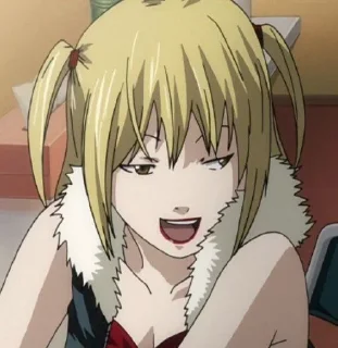 😏 emoji Amane Misa Telegram sticker 6 of 35