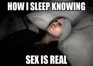 🛌 emoji Sparda's Mistake | DMC Stickerpack Telegram sticker 17 of 91