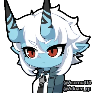 👿 emoji Zenless Animated @zenlesszonezerou Telegram sticker 6 of 17