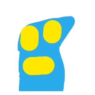 😱 emoji Стик Telegram sticker 10 of 14