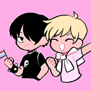 🏳️‍🌈 emoji Goth Telegram sticker 23 of 102