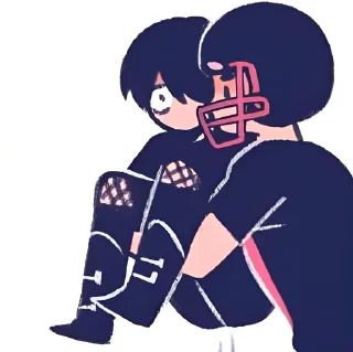 😳 emoji Goth Telegram sticker 6 of 102