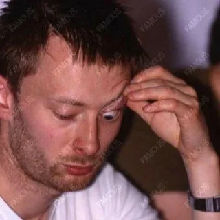 Sticker from Thom Yorke by @nastyayorke