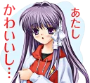 Sticker from CLANNAD