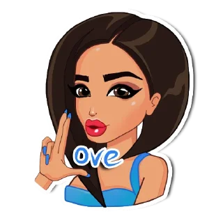 ❤️ emoji Ольга Бузова Telegram sticker 8 of 26