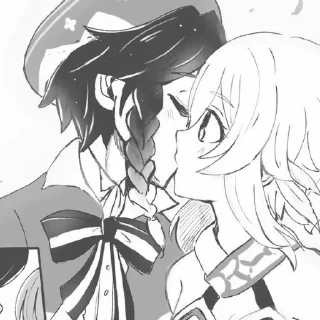 😘 emoji Больше стикеров 👉🏻 @genshinstickers1 Telegram sticker 16 of 87