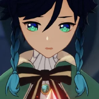😞 emoji Больше стикеров 👉🏻 @genshinstickers1 Telegram sticker 5 of 87