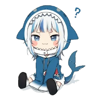 ❓ emoji Hololive memes by @alexeykocat Telegram sticker 14 of 100