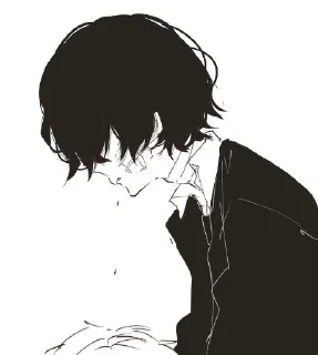 🕊 emoji dazai Telegram sticker 15 of 40