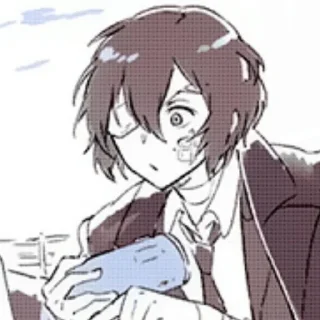 🕊 emoji dazai Telegram sticker 5 of 40