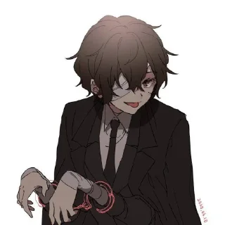 🕊 emoji dazai Telegram sticker 12 of 40