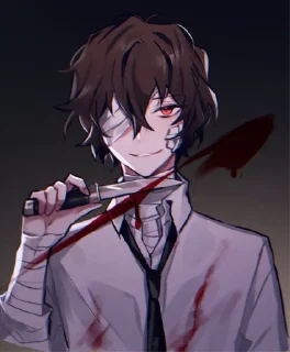 🕊 emoji dazai Telegram sticker 16 of 40