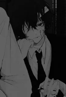 🕊 emoji dazai Telegram sticker 2 of 40