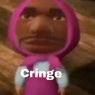 Sticker from Cringe in the world