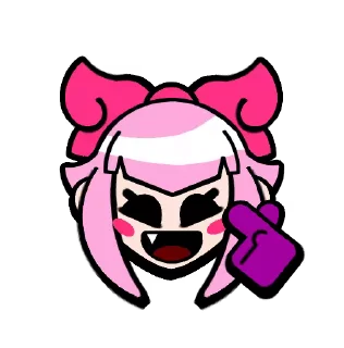 ❤️ emoji Melodie Pins @BrawlStarsStik Telegram sticker 7 of 15