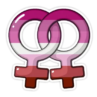 👭 emoji LGBT Telegram sticker 20 of 31