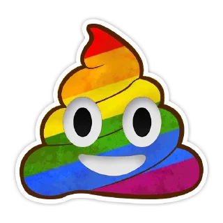 💩 emoji LGBT Telegram sticker 7 of 31