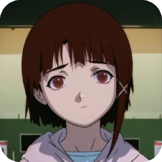 Sticker from LAIN