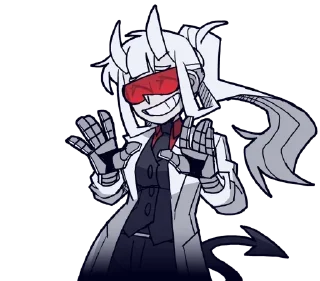 👩‍🔬 emoji Helltaker by @Enam6327 Telegram sticker 19 of 87