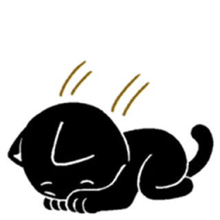 🛐 emoji Blacky Kitty Telegram sticker 13 of 120
