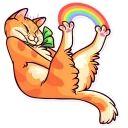 🌈 emoji Meme Cats Telegram sticker 23 of 40