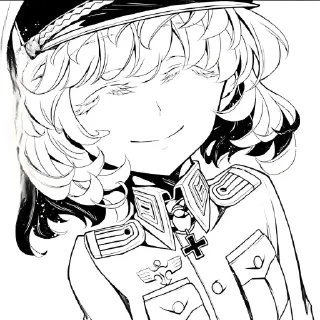 ✨ emoji Führer Tanya Manga Telegram sticker 16 of 18