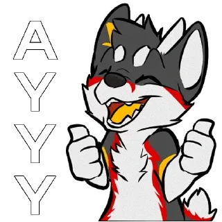 Sticker from Puppy Dante