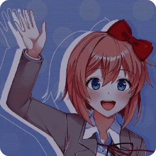 🌟 emoji Doki Doki/Доки Доки Telegram sticker 9 of 50