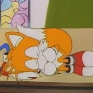 😴 emoji Тейлз крутой Telegram sticker 22 of 25