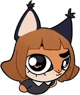 🐱 emoji Лааперантюня — @stckrRobot Telegram sticker 18 of 31