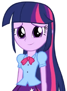 🙂 emoji Twilight EG | @MyLittlePony_bots Telegram sticker 3 of 100