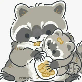 ☺️ emoji еноты Telegram sticker 19 of 67