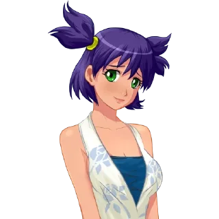 💜 emoji Лена @anime_sticks Telegram sticker 16 of 20
