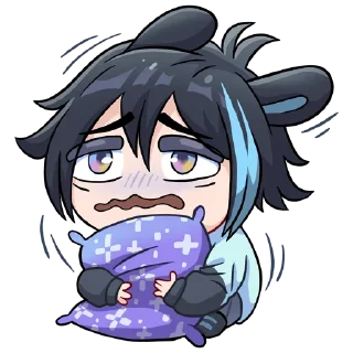 😰 emoji Тёмный Эдди Telegram sticker 21 of 48