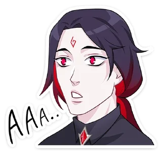 😳 emoji Тёмный Инь (@TgSticker) Telegram sticker 13 of 48