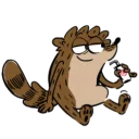 😊 emoji Regular Show Cartoons @TVstickers Telegram sticker 23 of 120