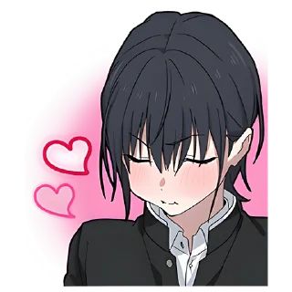 😳 emoji Кудере-кун @nyasticks Telegram sticker 20 of 41