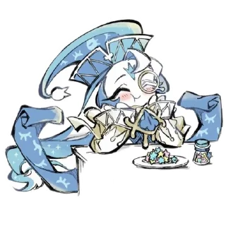 Sticker from Blueberry lie : by @alcoholicz