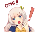 ❗ emoji Moody Girlfriend Telegram sticker 17 of 41