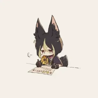 ☺️ emoji Тигнари. ➡️ @Ctikerubot Telegram sticker 18 of 30