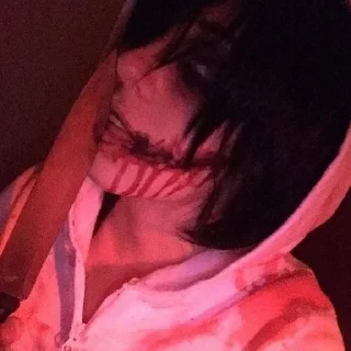 😋 emoji Jeff the Killer by @JessRay Telegram sticker 21 of 120