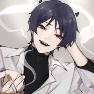 🚬 emoji Scaramouche Telegram sticker 24 of 30