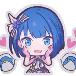 🌟 emoji MinoHaru by @teastikers  ★ Telegram sticker 15 of 70